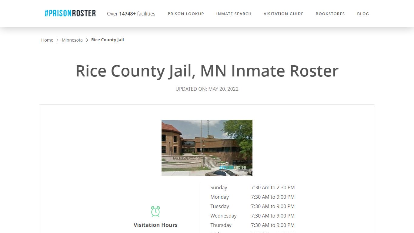 Rice County Jail, MN Inmate Roster - Prisonroster