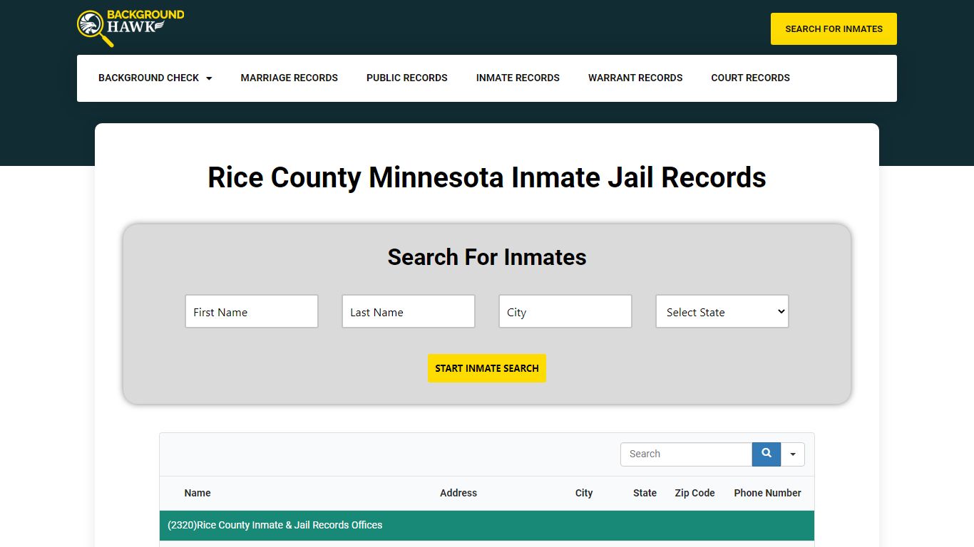 Inmate Jail Records in Rice County , Minnesota